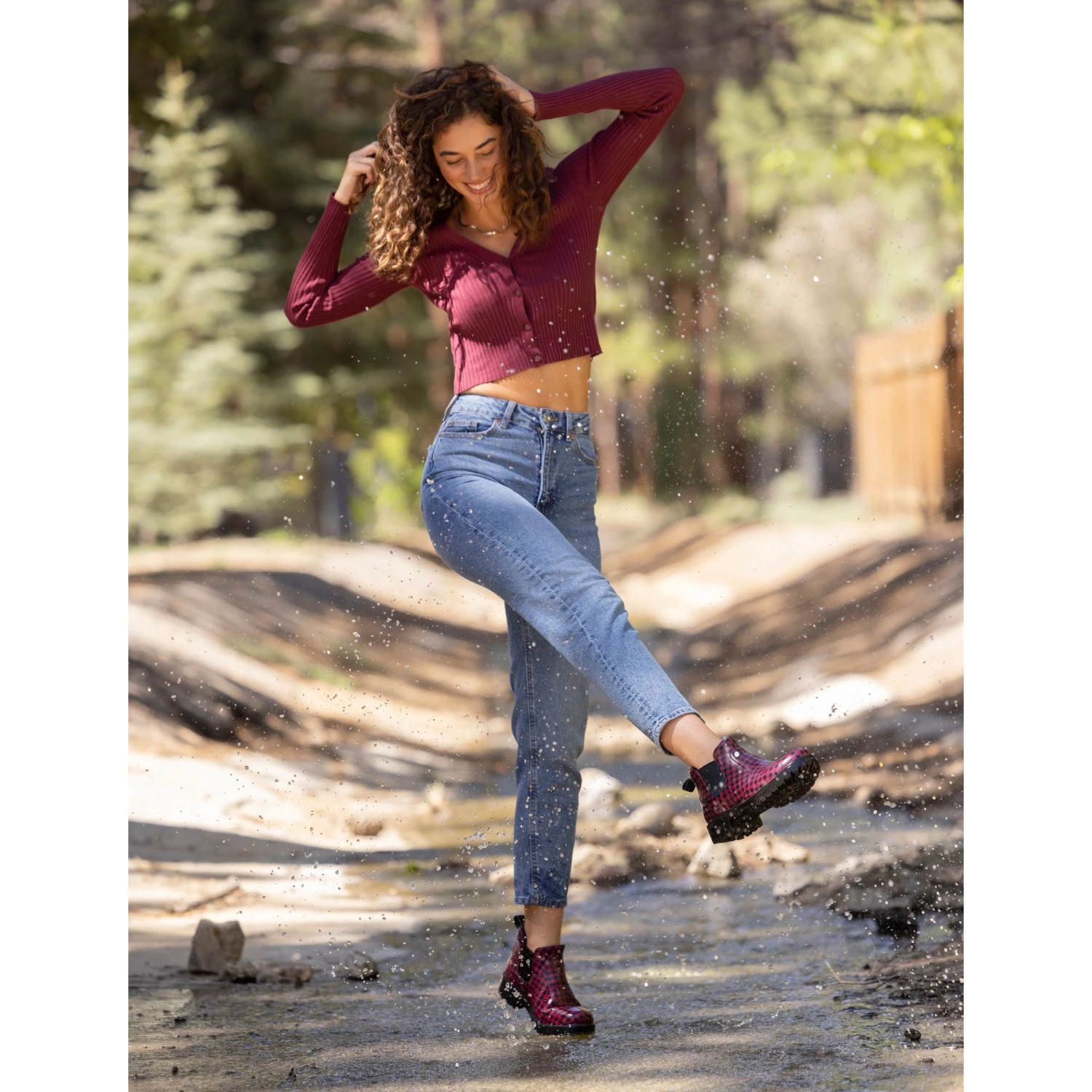 Rowen Gingham Boot 9 Rowen Gingham Boot - Image 7