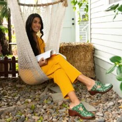 Shoes Selina Green Acres Shoe -Alegria Shoes Sale ALEGRIA SS22 SEL 7531 S1X