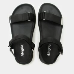 Allyson Black Sandal -Alegria Shoes Sale AYS 601 S4 e77918bb 5170 4ec3 a417 56a4ef0f6f43