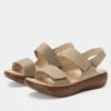 Bailee Woven Taupe Sandal -Alegria Shoes Sale BAI 6163 S1