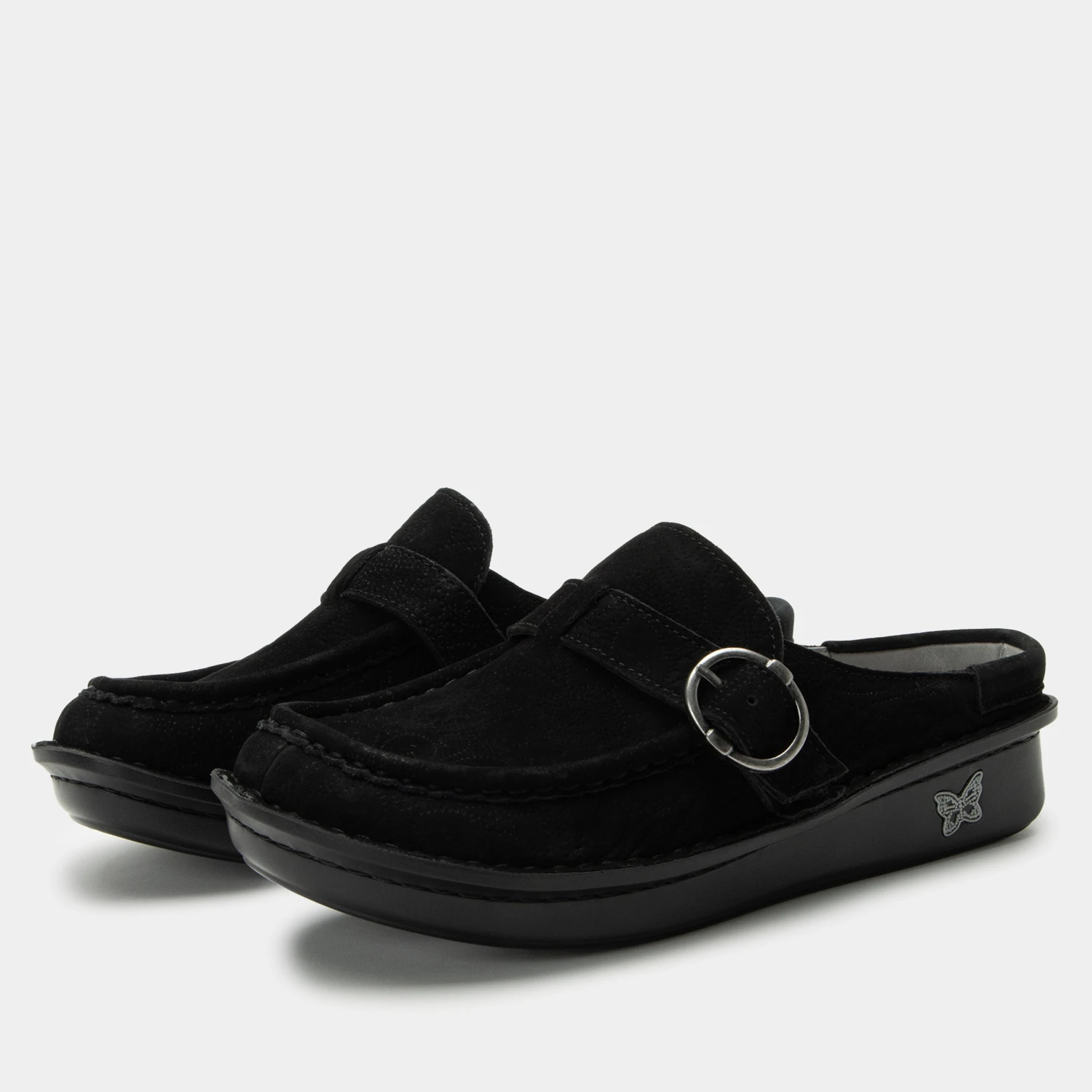 Shoes Brigid La Dee Dottie Black Clog 3 Shoes Brigid La Dee Dottie Black Clog