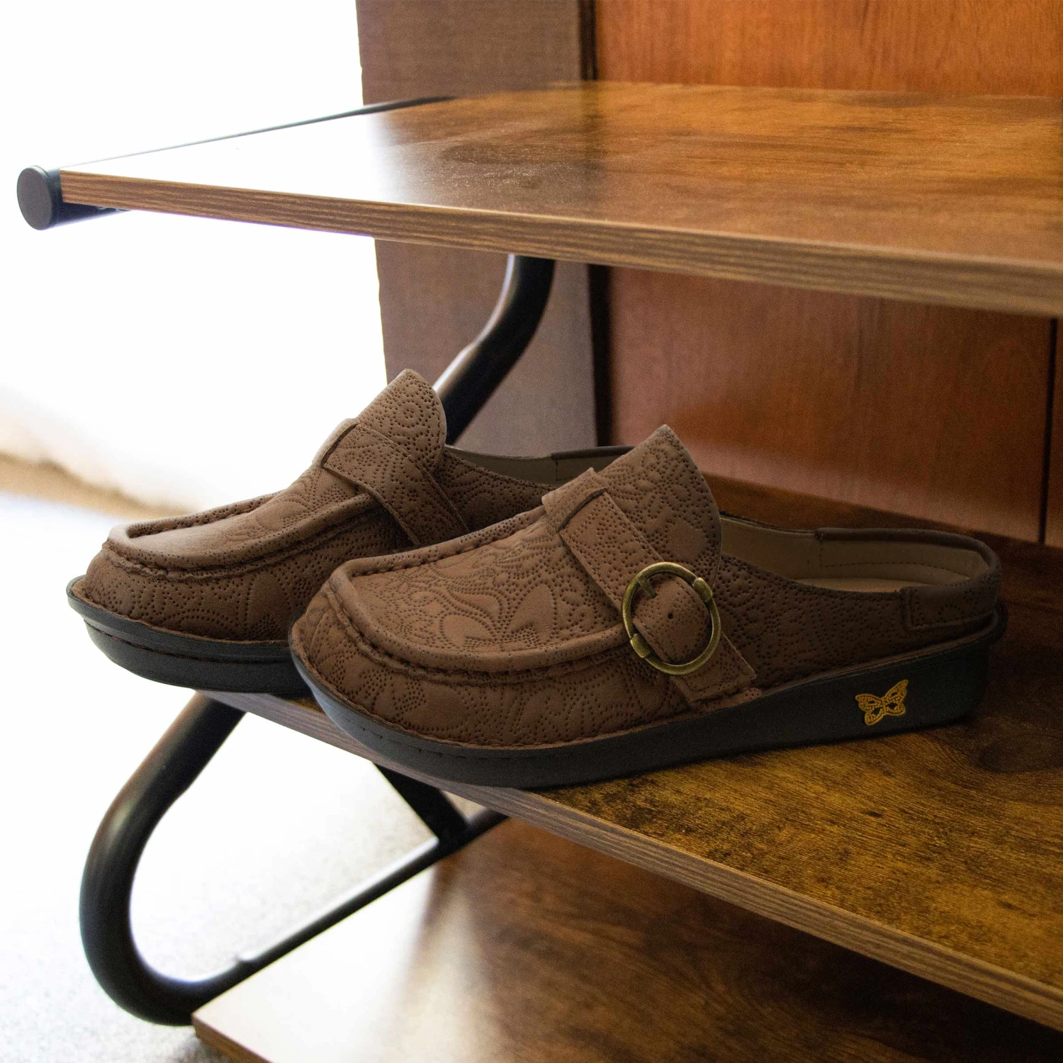 Shoes Brigid La Dee Dottie Brown Clog 4 Shoes Brigid La Dee Dottie Brown Clog - Image 2