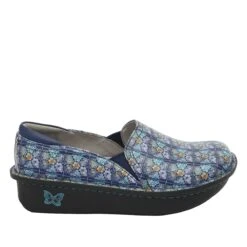 Debra Rose's Blue Quilt Shoe 10 Debra Rose's Blue Quilt Shoe -Alegria Shoes Sale DEB 7602 S2
