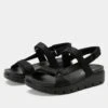 Henna They Call Me Mellow Black Sandal 1 Henna They Call Me Mellow Black Sandal -Alegria Shoes Sale HEN 6142 S1