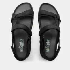 Henna They Call Me Mellow Black Sandal 13 Henna They Call Me Mellow Black Sandal -Alegria Shoes Sale HEN 6142 S4