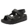 Henlee Black Sandal 1 Henlee Black Sandal -Alegria Shoes Sale HLE 7438 S1