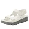 Henlee White Sandal -Alegria Shoes Sale HLE 7439 S1