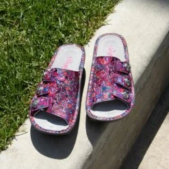 Julee Poppy Pop Sandal -Alegria Shoes Sale JLE 6155X LIFESTYLE SQUARE