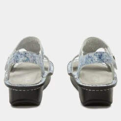 Kerri Sassy Blues Sandal 10 Kerri Sassy Blues Sandal -Alegria Shoes Sale KER 6103 S3