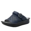 Klover Oiled Navy Sandal -Alegria Shoes Sale KLO 7402 S1