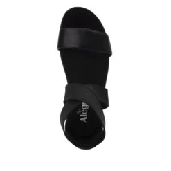 Lucia Black Sandal -Alegria Shoes Sale LUC 601 S4