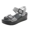 Morgyn Stripes Sandal 1 Morgyn Stripes Sandal -Alegria Shoes Sale MOR 879 S1