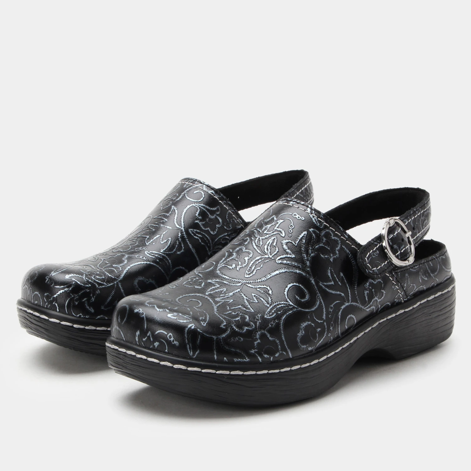 Shoes Olie Embroider Me Pewter Shoe 3 Shoes Olie Embroider Me Pewter Shoe