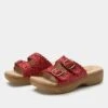 Oona Red Sandal -Alegria Shoes Sale OON 6459 S1 33903410 e5f1 4832 8279 41cc2765b9d4