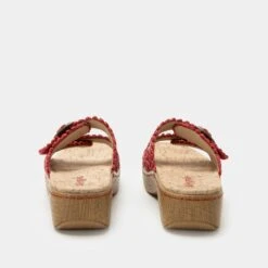 Oona Red Sandal -Alegria Shoes Sale OON 6459 S3 7a8d557e 3a30 43cf 9fb8 7cbdaa20a3db