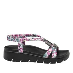 Roz Lovely Fuchsia Sandal -Alegria Shoes Sale ROZ 7553 S2