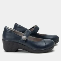 Shoes Sofi Navy Gloss Shoe -Alegria Shoes Sale SOF 8139 S2