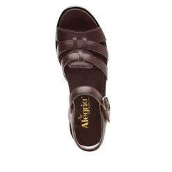 Tasia Mocha Sandal 12 Tasia Mocha Sandal -Alegria Shoes Sale TAS 602 S4