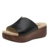 Triniti Black Butter Sandal -Alegria Shoes Sale TRI 641 S1
