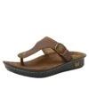 Vella Oiled Brown Sandal -Alegria Shoes Sale VEL 7412 S1