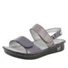 Verona Braided Pewter Sandal 1 Verona Braided Pewter Sandal -Alegria Shoes Sale VER 228 S1