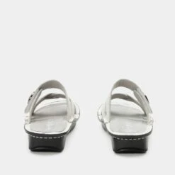 Victoriah Basketry White Sandal 10 Victoriah Basketry White Sandal -Alegria Shoes Sale VIC 6113 S3