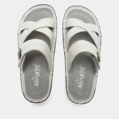 Victoriah Basketry White Sandal 11 Victoriah Basketry White Sandal -Alegria Shoes Sale VIC 6113 S4