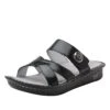 Victoriah Black Patent Sandal -Alegria Shoes Sale VIC 7755 S1