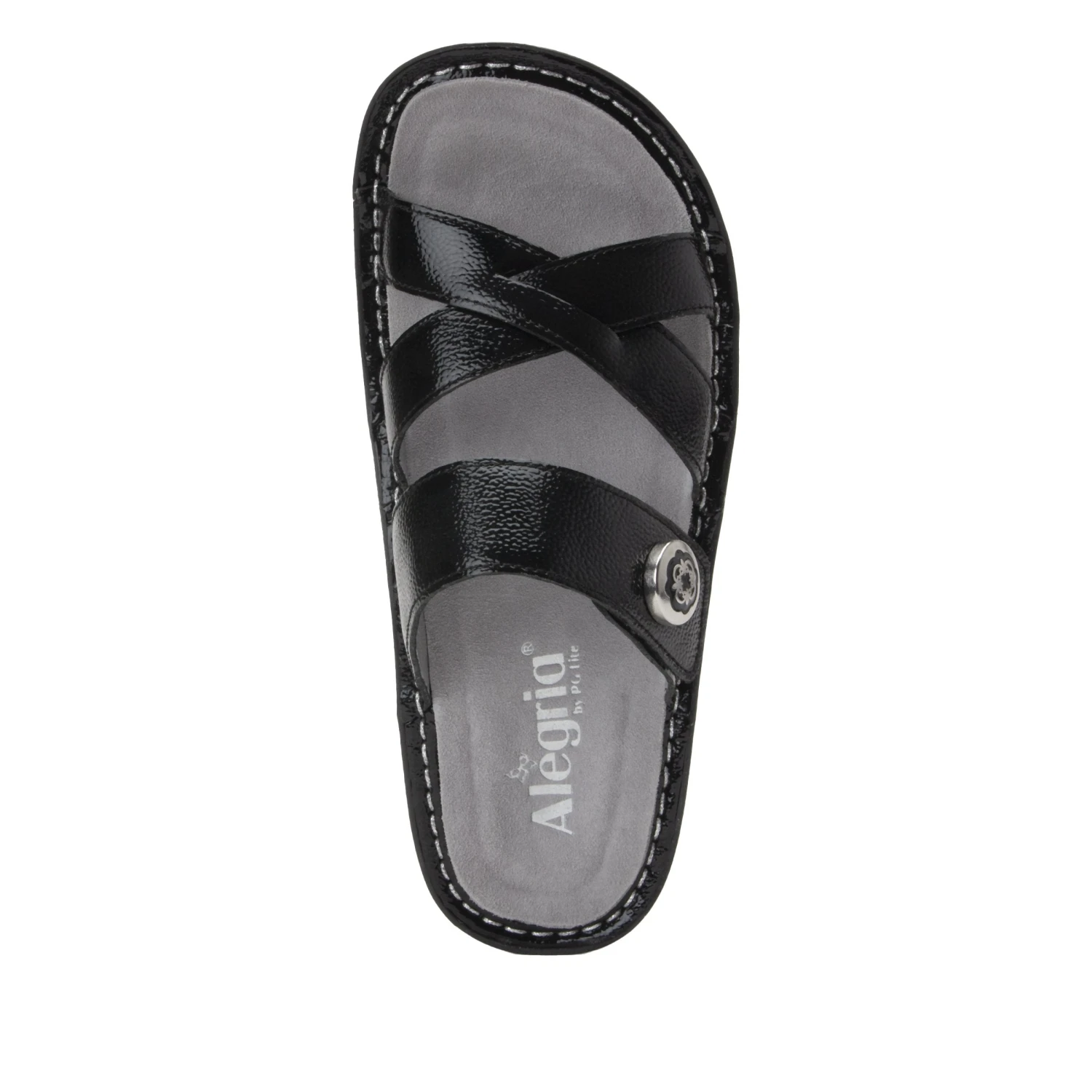 Victoriah Black Patent Sandal 7 Victoriah Black Patent Sandal - Image 5