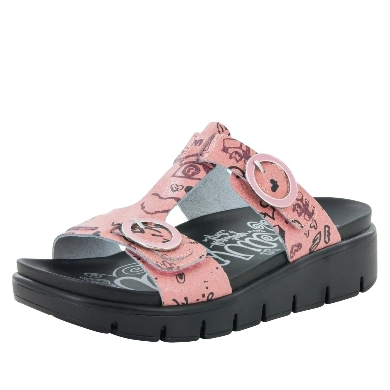 Vita Red Scribble Sandal 3 Vita Red Scribble Sandal