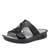Vanna Black Sandal -Alegria Shoes Sale VNN 601 S1